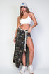 Risky Camo Cargo Skirt