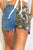 Half & Half Shorts - Camo/Denim