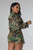 Fashion Commander Crop Camo Jacket