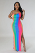 Rainbow Vacay Maxi Dress