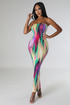 Colorful Art Tube Maxi Dress