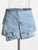 Chris Cross Denim Skirt