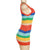 Rainbow Jue Knitted Dress