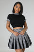 Classy School Girl Skirt Set