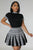 Classy School Girl Skirt Set