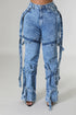 Strings Attached Denim Jeans