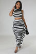 Zebra Skirt Set